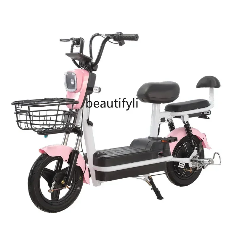 yj Electric Car Girls' Small Electric Bicycle Adult Motorcycle Power Battery Car