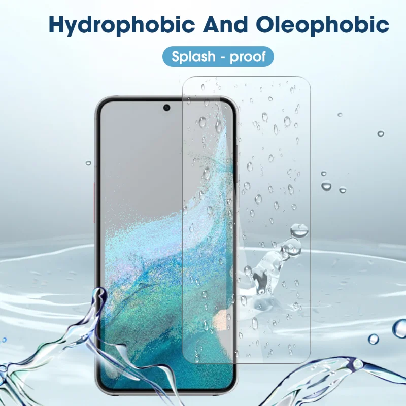 For Samsung Galaxy S23 5G Screen Protector Fingerprint Unlock Protective Film Anti-scratch Tempered Glass for Galaxy S23 S23Plus