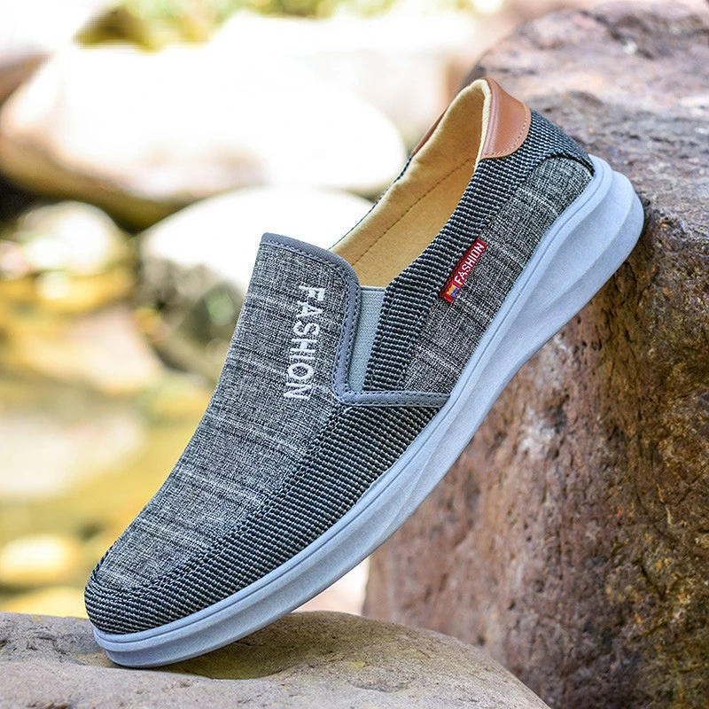 

Canvas Casual Shoes for Men Comfortable Soft Mans Walking Footwear breathable loafers men driving shoes men sneakers