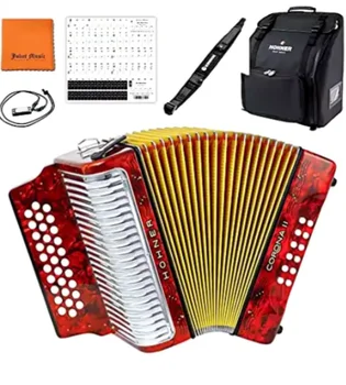 Diatonic Button Accordion 8BS/16BS/32BS/48BS/60BS/96BS/120BS Traditional Keyboard Accordion Musical Instrument