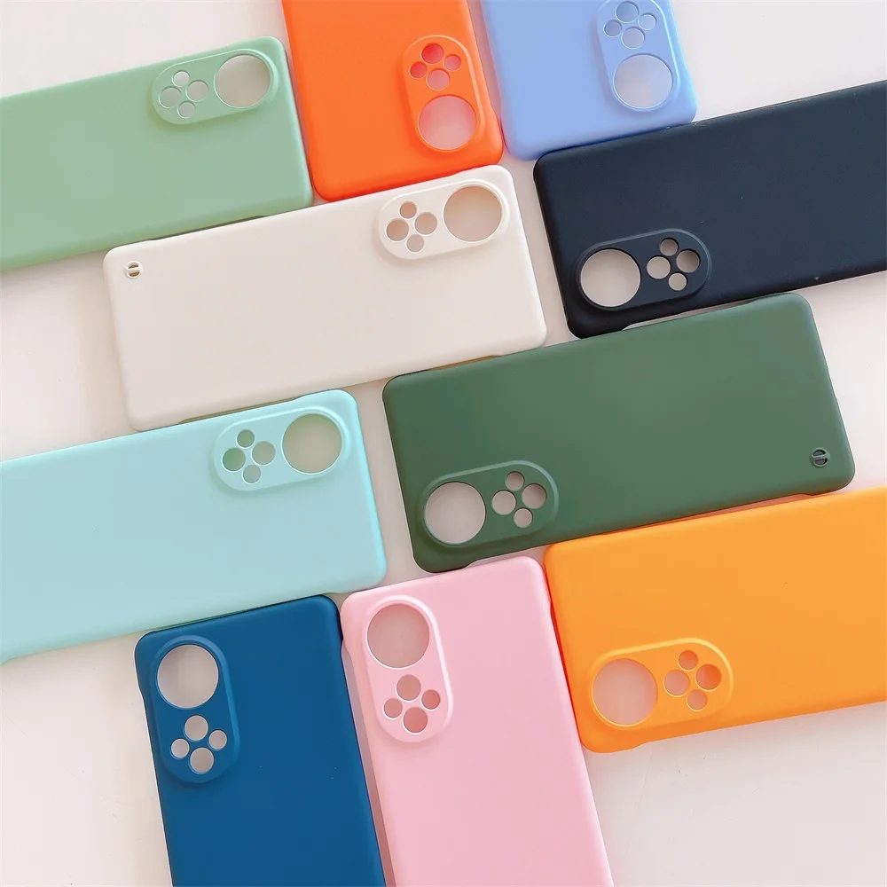 Capa de telemóvel mate cor de doce para huawei nova 9 e 8 pro_voghion.com