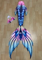 Adults Mermaid Tail Woman Man Swimming Dress For Cosplay Photo Shooting Beauty Women Can Add Monofin Bikini Bra 3
