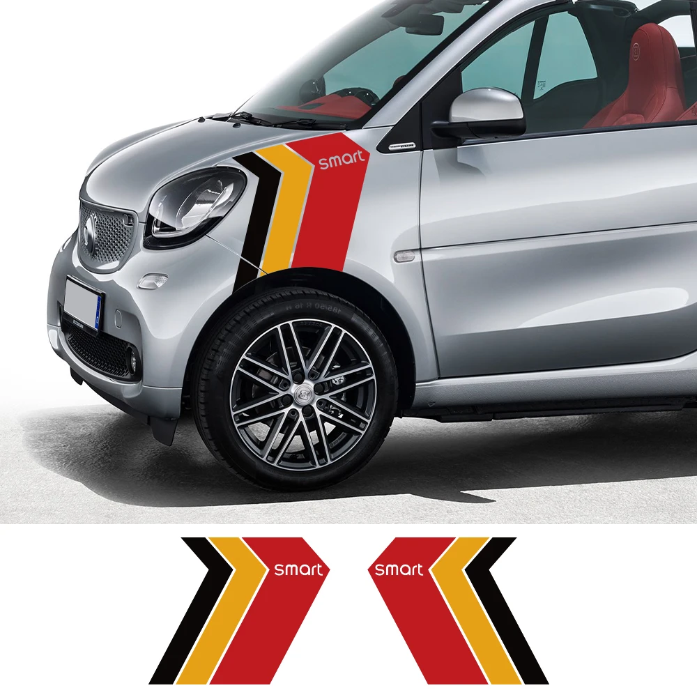 Car Accessories Fender Stickers Stripe Vinyl Decals Exterior Decoration ...