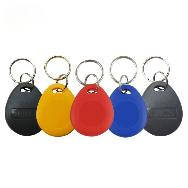 Pack of 100 RFID Key Fob Keychain Tags