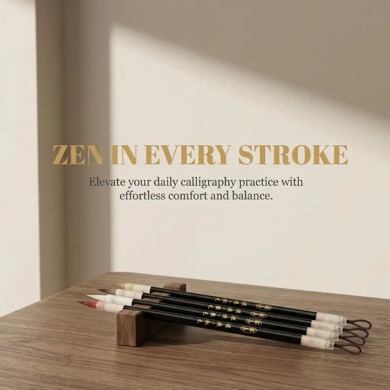 Chinese Traditional Calligraphy Brush Hook Line Calligraphy Brush Pen Art Paint Brush Oil Painting Scriptures Writing Brush - 6