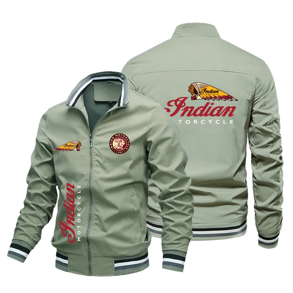 

Fine print baseball jacket, motorcycle jacket, bomber, pilot, fashion, spring and autumn, special offer