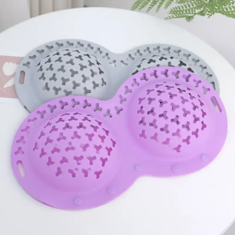 Silicone Bra Wash Bag Anti-Deformation Silicone Underwear Bra Moulds Double Sided Mesh Permeable Underwear Wash Bag