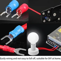 ชุดขั้วต่อสายไฟแบบหุ้มฉนวน ตัวผู้ ตัวเมีย แบบจีบเย็น แบบจีบหลากหลายชนิด ชุดขั้วต่อแบบปลายแบน 4