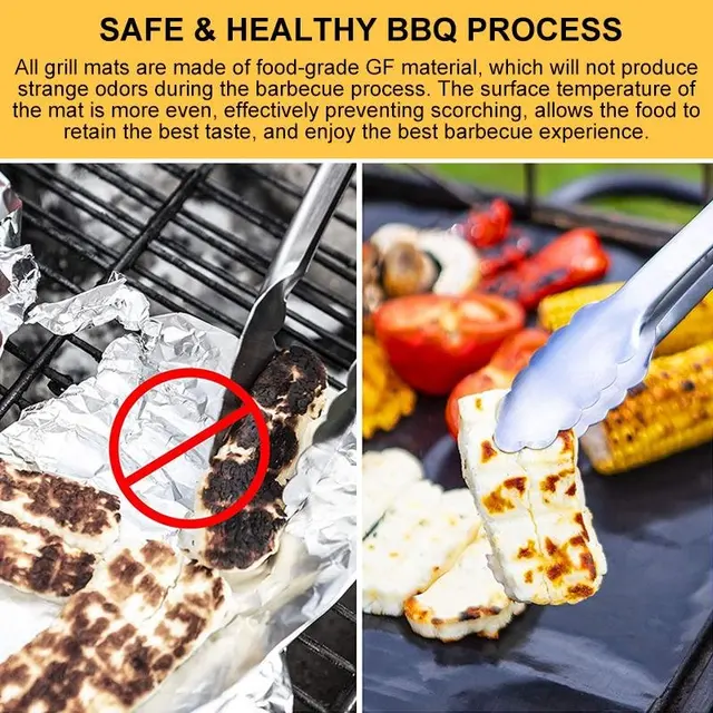 Hirundo Non-Tapic Bbq Grill Szőnyeg Vágó Doboz Sütőszőnyeg Főző Grillezés Hőkezelő Képesség Könnyen Tisztító Konyha - Image 4