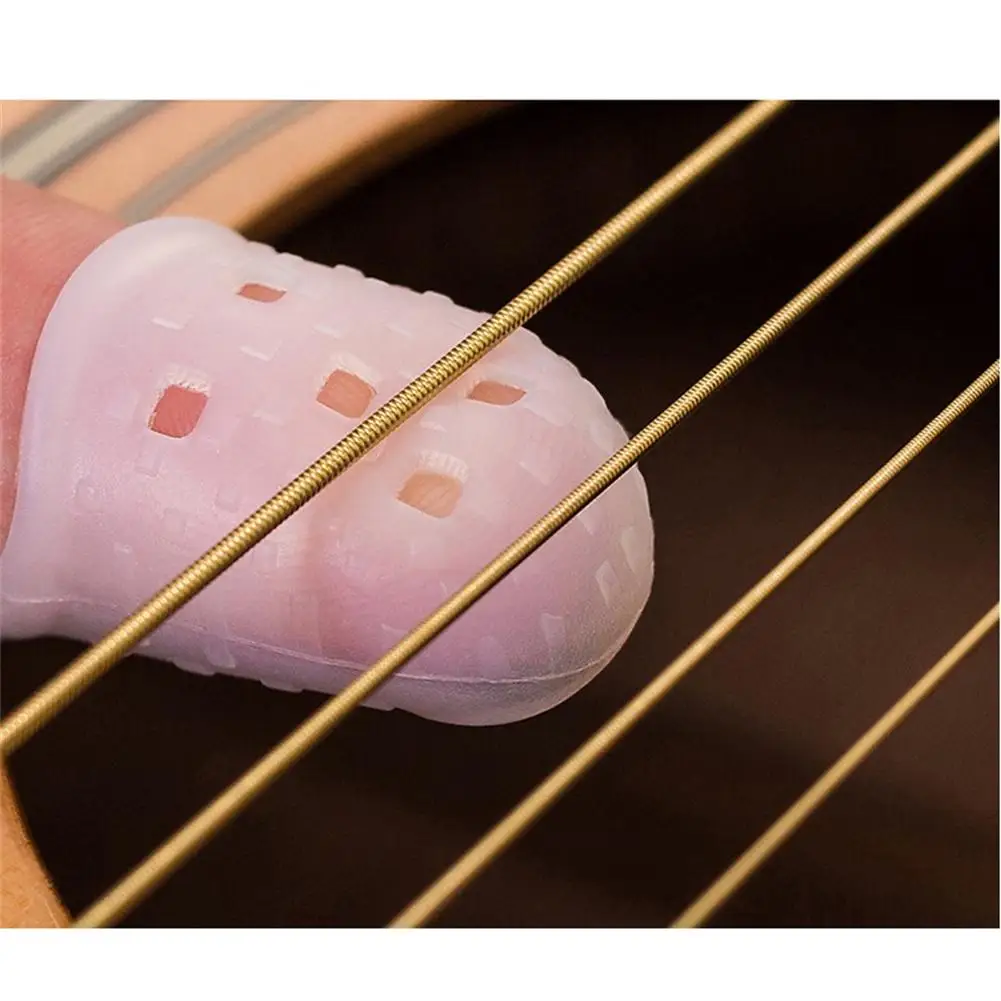 5pcs Relief Play Pain Gloves Finger Cover Anti-Slip Hands Coat For Ukulele Electric Acoustic Guitar