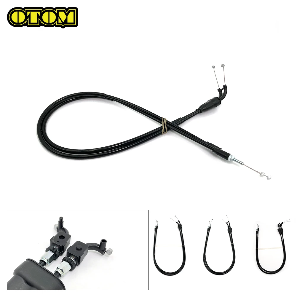 OTOM For KTM HUSQVARNA Throttle Cable Accelerator Choke Cable 980/976/1020mm Damper Pull Line Fuel Pipe EXC SXF XCF FE FC FS 250