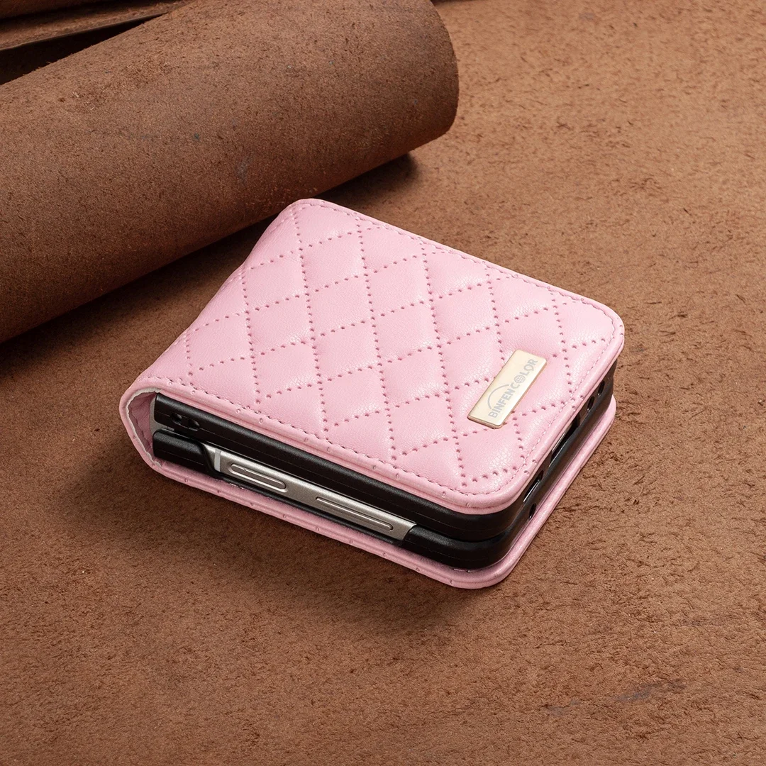 Luxury Leather Anti-Knock Protective Flip Phone Case
