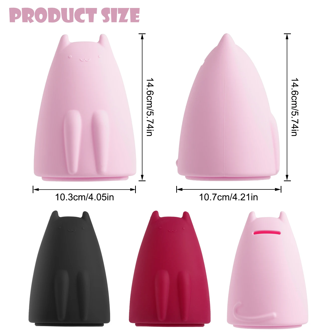 1PCS Cute Piggy Bank Silicone Cartoon Animals Money Bank For Girls And Boys Cash Collection Money Boxes Baby Shower Gifts 4
