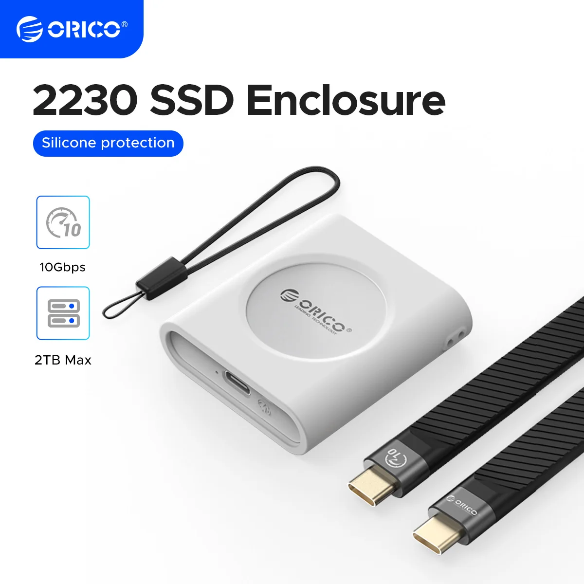 ORICO 2230 NVMe SSD Enclosure USB C Gen Type-C