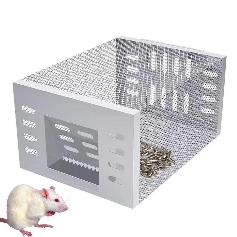 

Высокоэффективная ловушка для мыши, автоматическая ловушка для мыши с непрерывным циклом, для дома и сада, товар Безопасный и безвредный