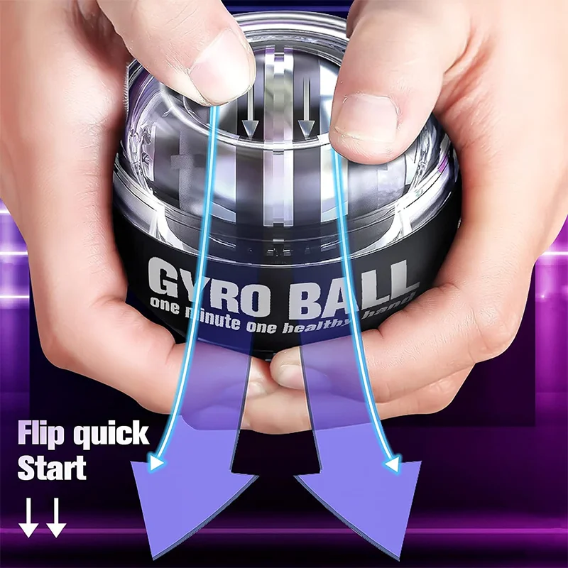 Fitness Equipment Sport Gym Gyro Ball Workout Exercise Power Portable Body Building Sports Entertainment