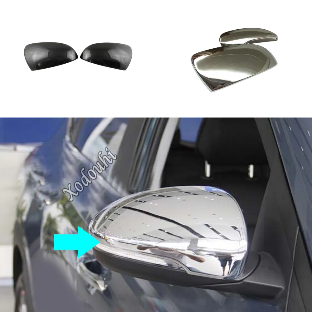 

Для Hyundai Tucson 2019 2020 2021, автомобильный Стайлинг, задний вид, боковая дверь, накладка, отделка, рамка, часть, 2 шт.