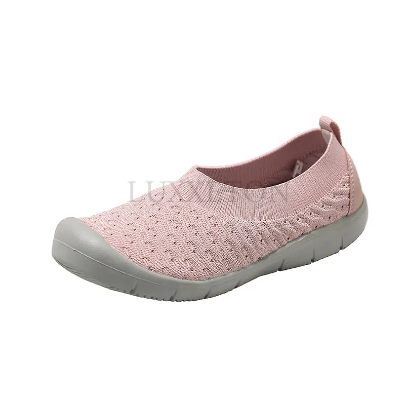 

Кроссовки-носки женские из дышащего материала, мягкие лоферы, легкая обувь для мам, летняя модная обувь для тренировок