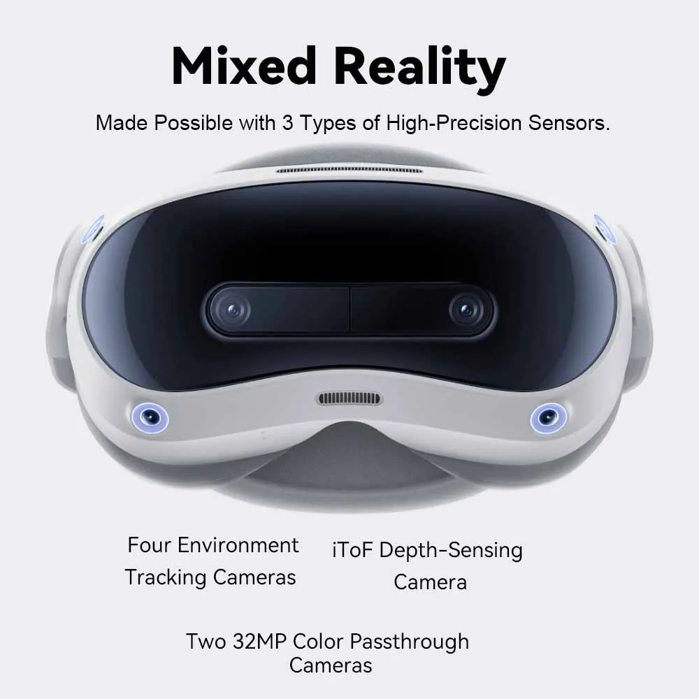 PICO 4 Ultra VRヘッドセット 12GB RAM 256GB ROM Amazon.co.jp: 【PICO公式】PICO 4 Ultra 256GB｜一体型VRヘッド