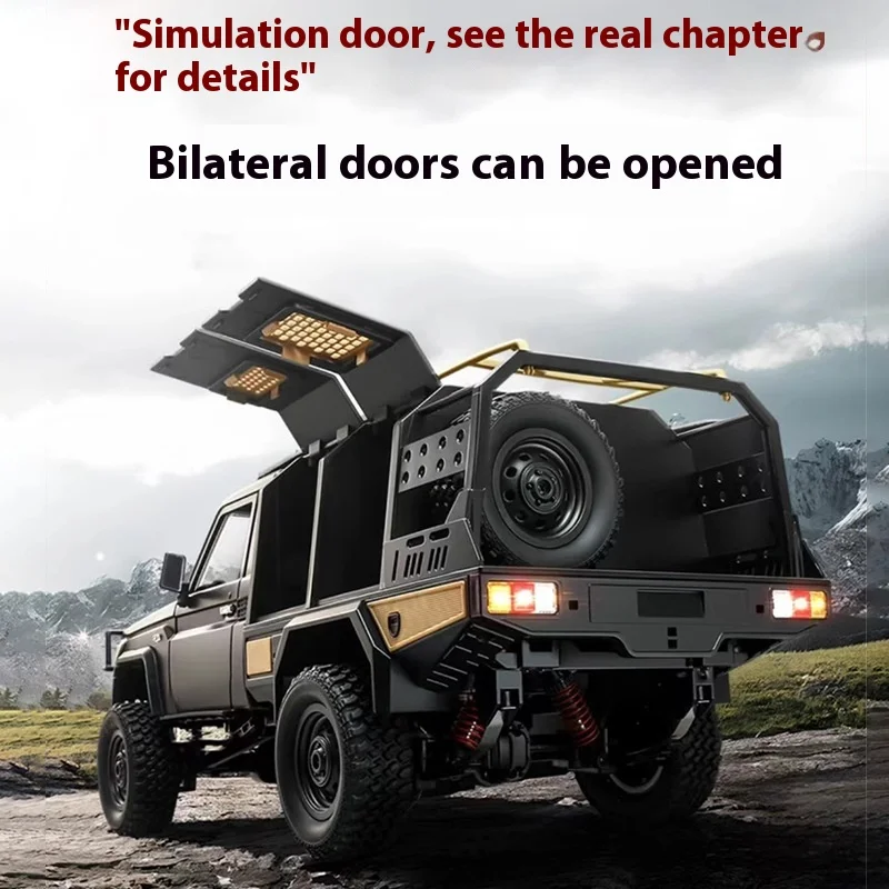 Mangniu mn82s simulation Toyota four-wheel drive RC remote control car full-scale off-road climbing car model boy toy 4