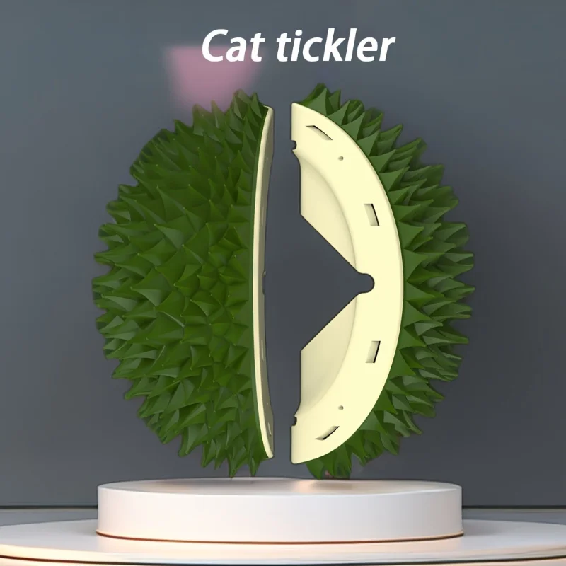 1pc Pet Cat Hair Rub, Removing Floating Hair, Can Be Fixed To The Corner, Massage Comb, Multi-functional Cat Scratch Rub