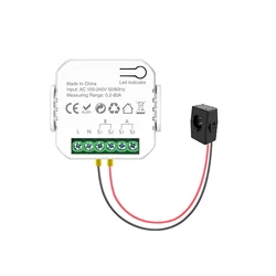 Smart WiFi Energy Meter with Bidirectional Monitoring and App Control (CT x1)