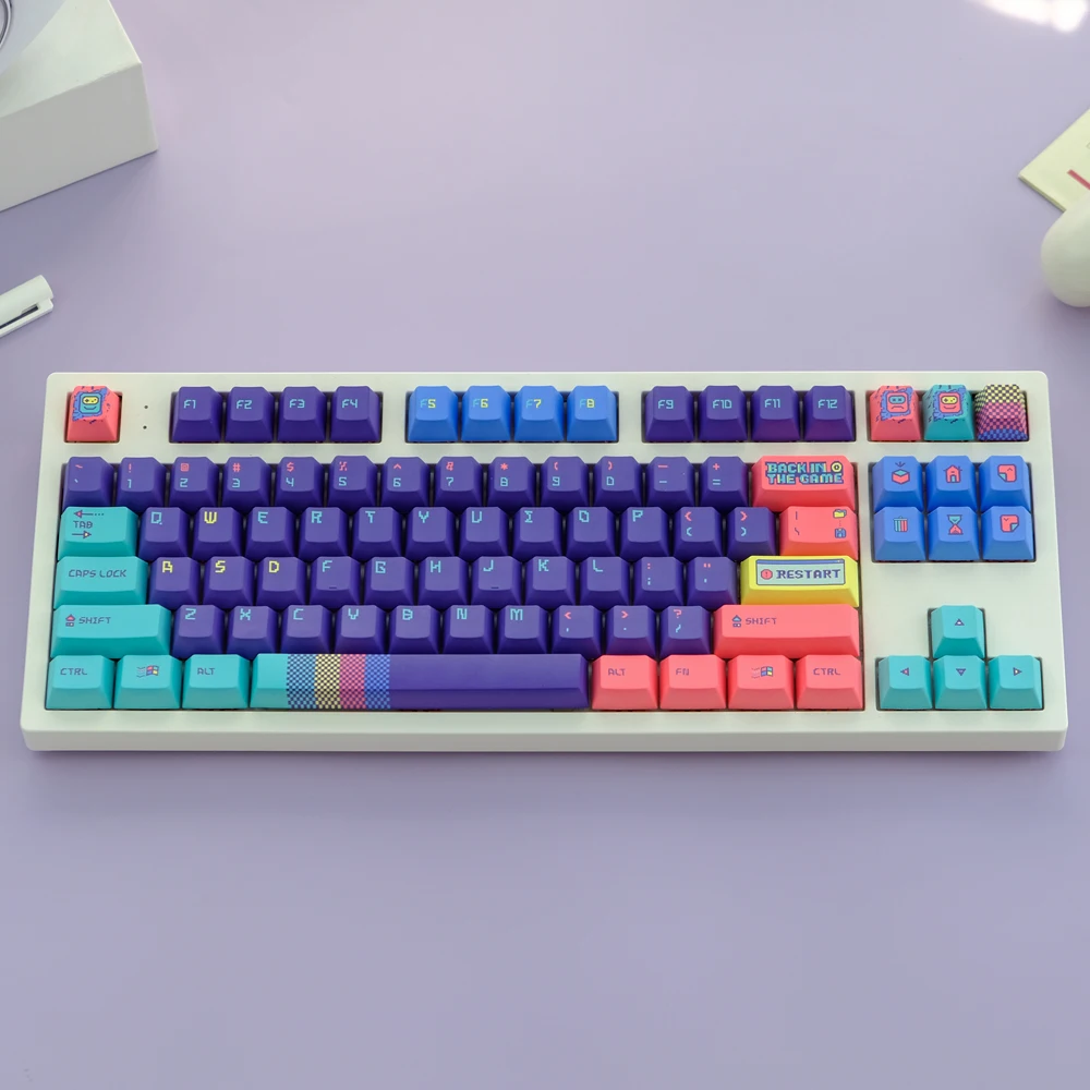 PBT Dye Sublimation Keycaps Para MX Switch