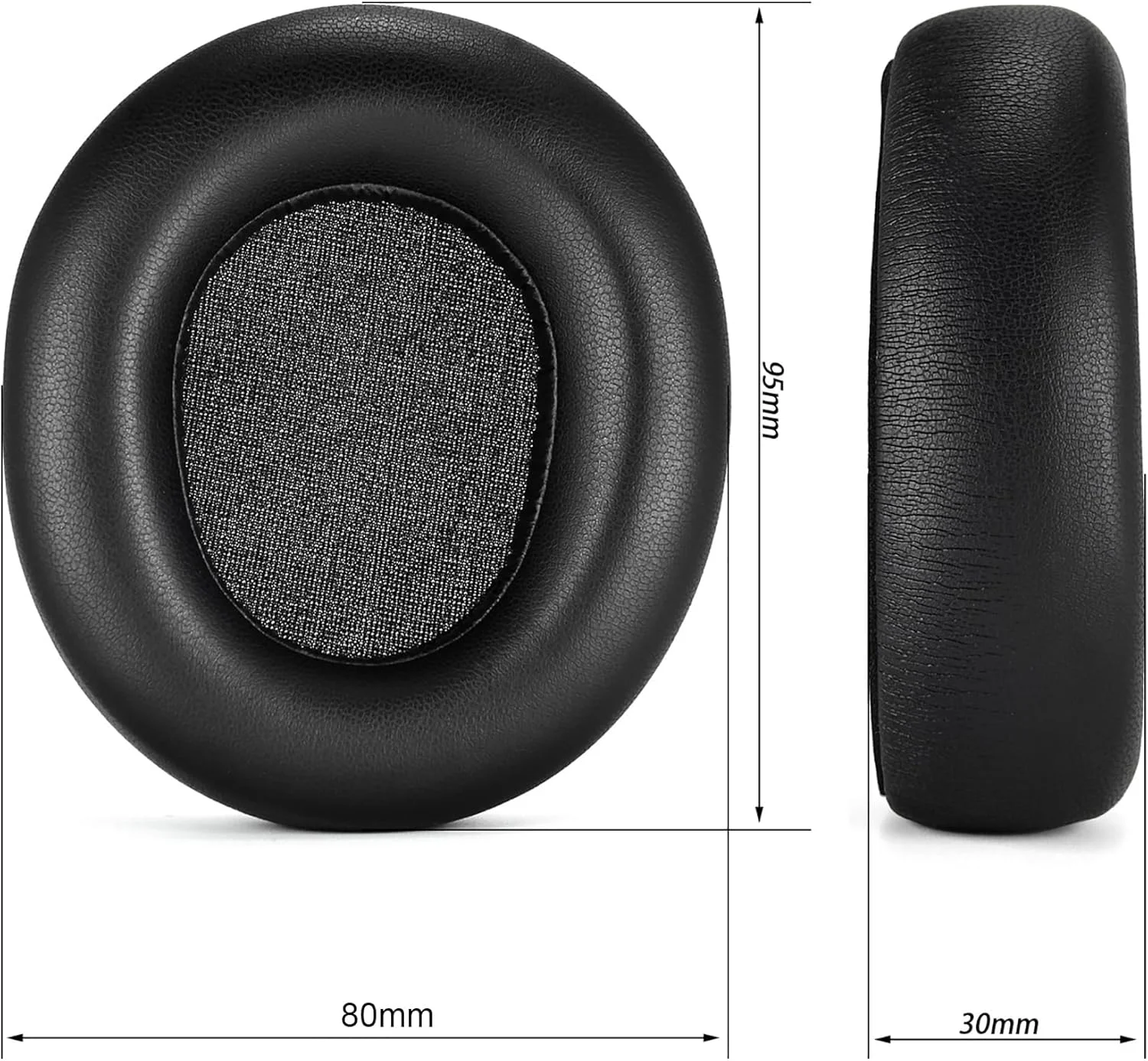 KUTOU Replacement Earpads Ear Cushions for Steelseries Arctis Nova Pro Wireless Headphones Earpad Softer Leather Replacement