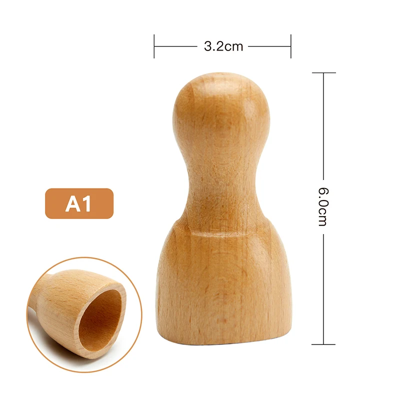 CARTOON DESIGN SOLE Massage Tool Small Wood Massaging Tool for Daily Use  EUR 8,06 - PicClick IT