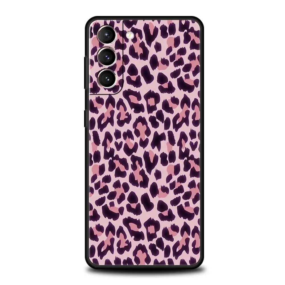 Leopard Cheetah Print Soft Silicone Phone Case Cover