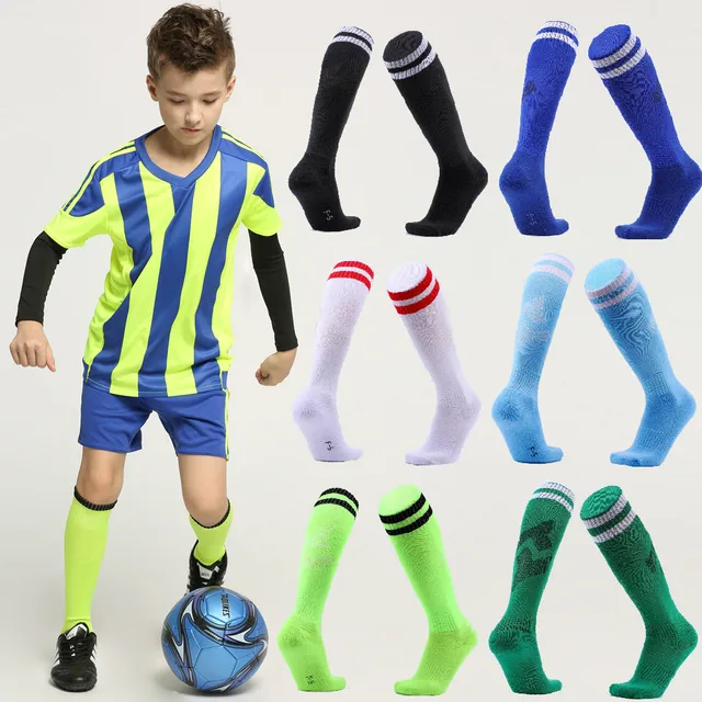 Football Socks Kids Children Soccer Stockings High Quality Long Tube Knee Cotton Legging Baseball Running Sport Boy Girl Socks 6