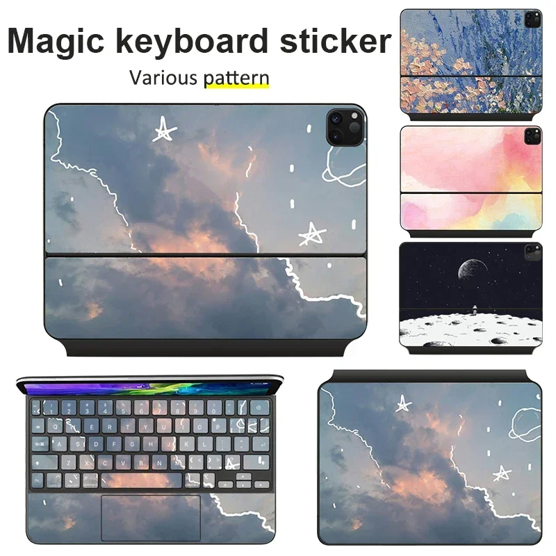 Film for Magic Keyboard Skin Sticker Ipad Pro6 11/ Ipad 12.9 Inch Sticker Protective Cover Keyboard Cover 4 keyboard stickers keyboard cover