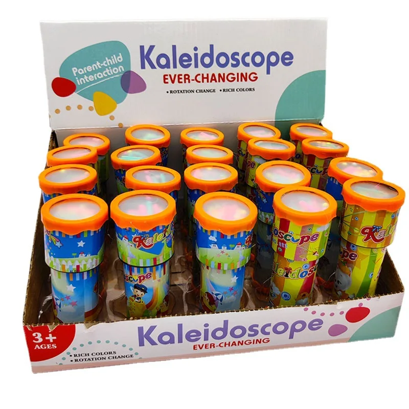 Creative Cartoon Nostalgia Kaleidoscope Toy Multi-prism Telescope Puzzle Student Experiment Boys And Girls Gift Fidget Toys