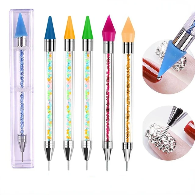 Gem Crystal Rhinestones Picker Pencil  Diamond Wax Pen Rhinestone Picker -  Diy - Aliexpress