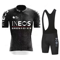 INEOS Man Cycling Jersey Set 2023 Summer Cycling Clothing MTB Uniform Riding Bib Shorts Bike Clothing Maillot Ciclismo Hombre 1