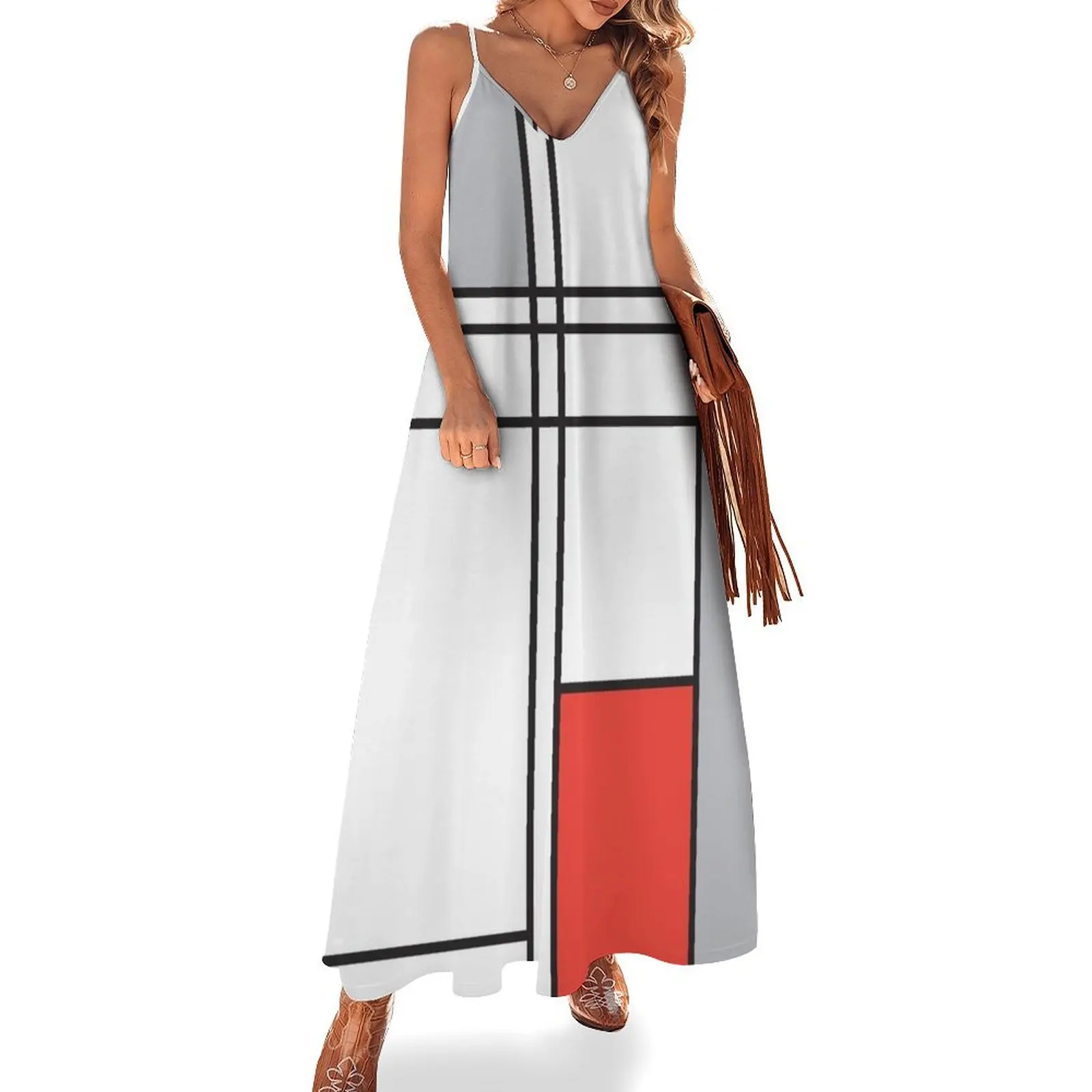 Abstract#41 Sleeveless Dress women formal occasion dresses Dresses purple dress