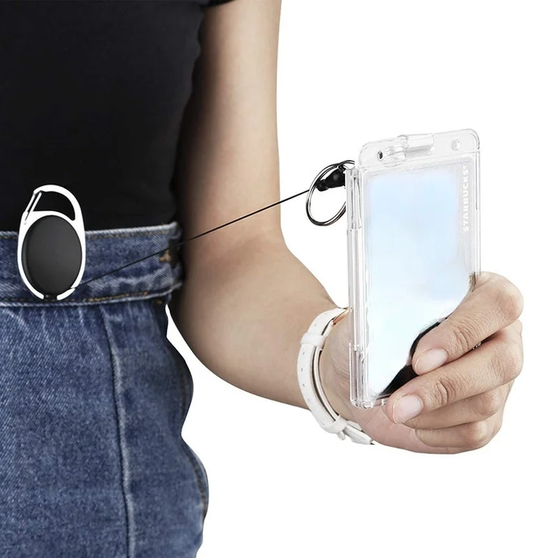 Transparent Plastic ID Card Holder and Protector Sleeve