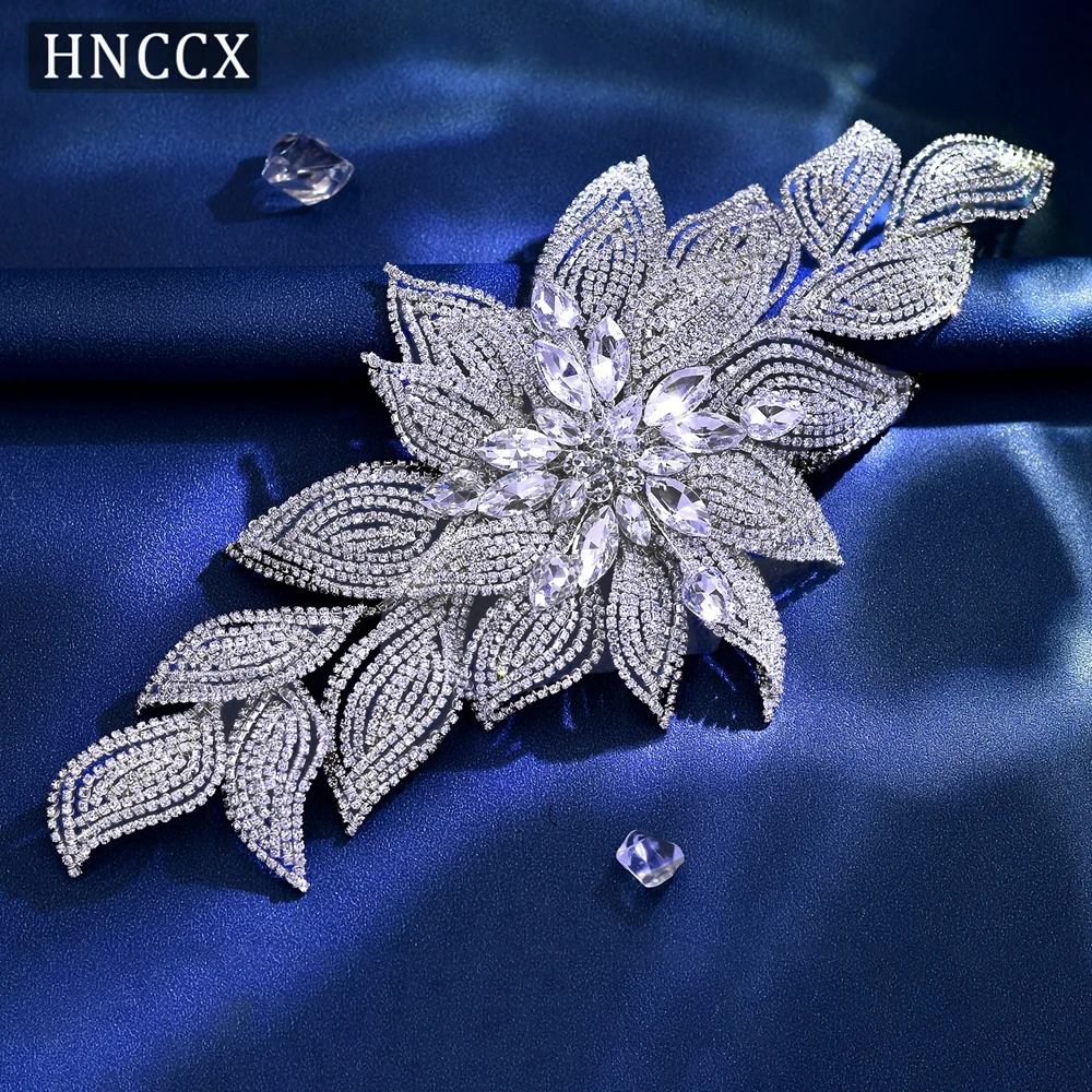HNCCX Handmade Rhinestone Bridal Hair Accessories Wedding Crown Luxury Women Headband Princess Headpiece Bride Ornaments CP455