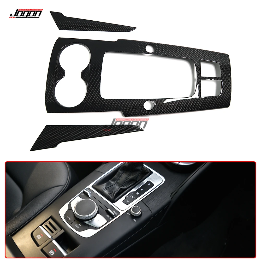 RHD Carbon Fiber Central Control Panel Trim For Audi A3 S3 RS3 8V 2014
