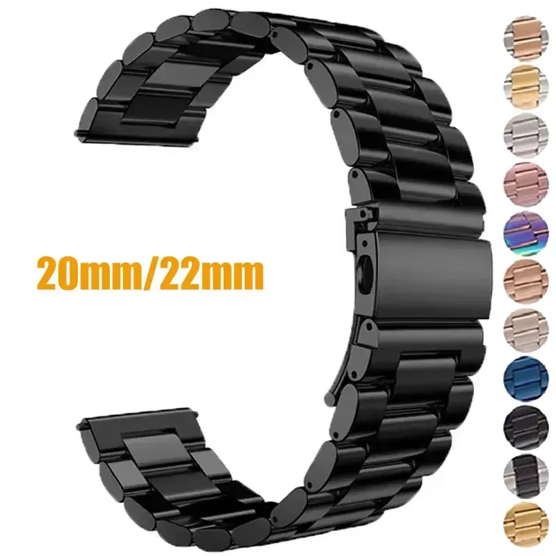 StainlessSteelbandForSamsungGalaxywatch7/FE/6/5pro/4/Classic20mm22mmmetalbraceletamazfitGTS-GTR-4-3-2e-ministrap-AliExpress1511