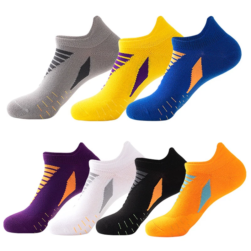 

1Pair Men Cotton Ankle Short Socks Breathable Mesh Sports Sock Casual Athletic Summer Thin Short Sokken Running Soft Breathable