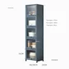 Acrylic Multi-layer Kitchen Cabinets for Kitchen Household Dustproof Cabinet Modern Convenient Kitchen Cabinets for Cafes 6