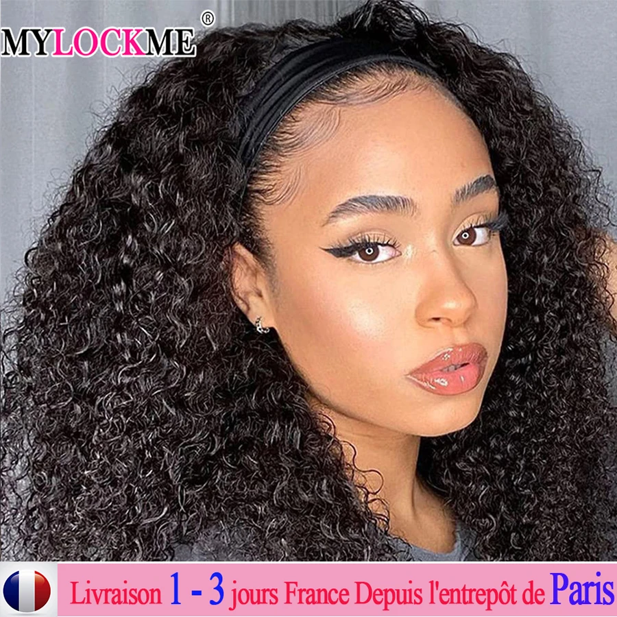 Cheap Brazilian Human Hair Wig Headband Headband Wig Brazilian Human