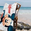 Cute M-Mickey Mouse Microfiber Blanket Quick Drying Beach Towels Oversized Printing Super Absorbent Pool Towel Blanket 6