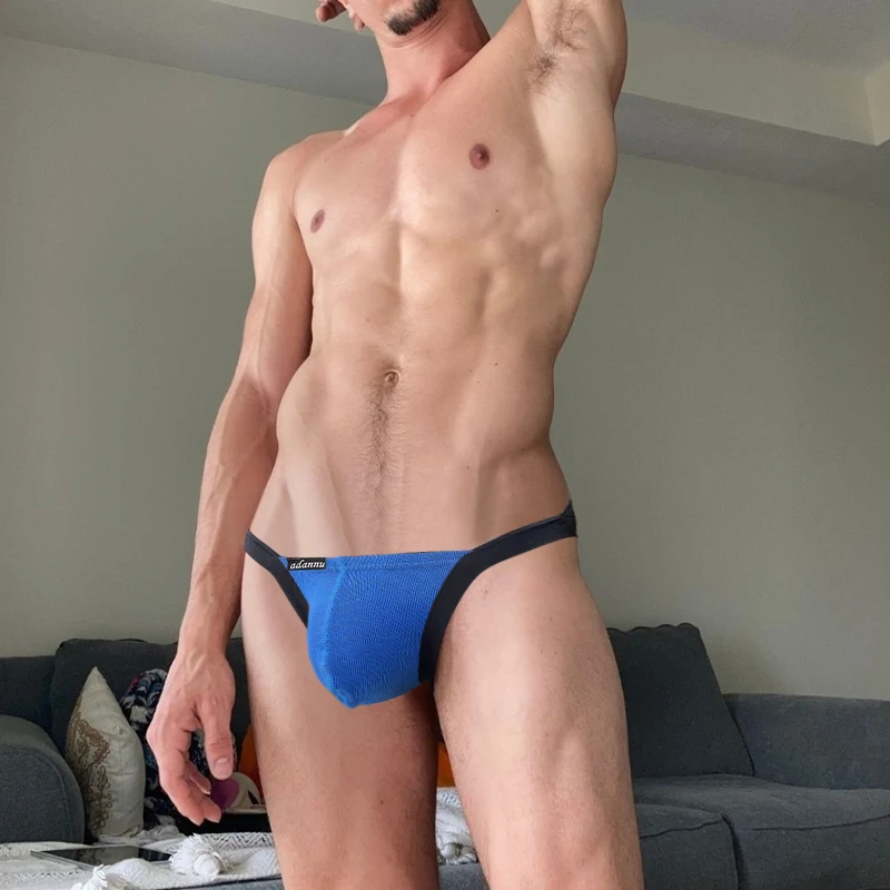

New Gay Underwear Men Briefs Sexy Bikini Mens Panties Cotton U Convex Comfortable Man Underpants Cueca Slip Hombre