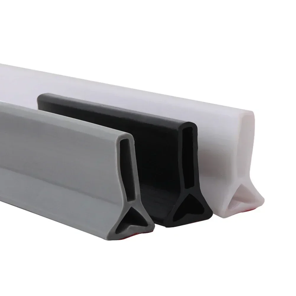 Stopper Water Barrier 5cm Height Accessories Bathroom Kitchens Silicone Transparent/Grey/black/white plug stopper