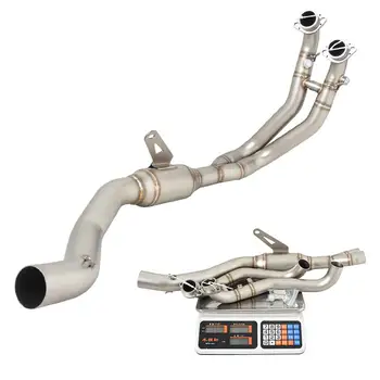Stainless Steel Header Pipe Slip-on For Aprilia RS660 2021 2022 2023 Motorcycle Exhaust Tips Front Tube Connect 51mm Mufflers