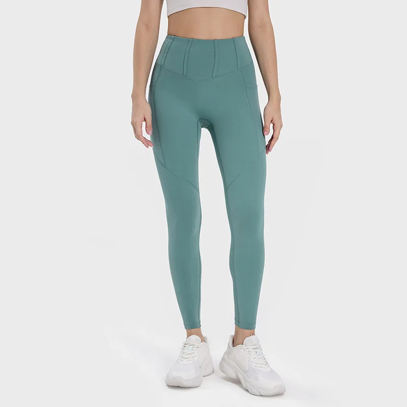 Yoga  4 Colors Pants Women Sexy V Butt Push Up Fitness High Waist Pants Gym Workout Female Sports Yoga Leggings