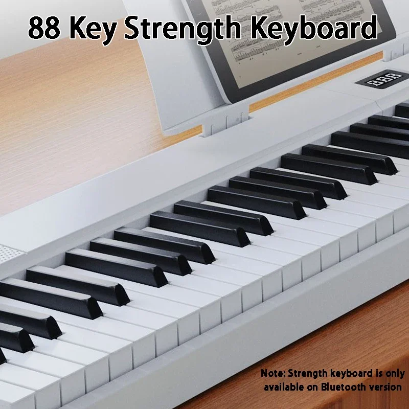 Folding Piano 88 Keys Strength Keyboard Midi Bluetooth Portable Musical Electric Organ Adult Beginners Child Professional Piano electronic musical instrument midi control keyboard