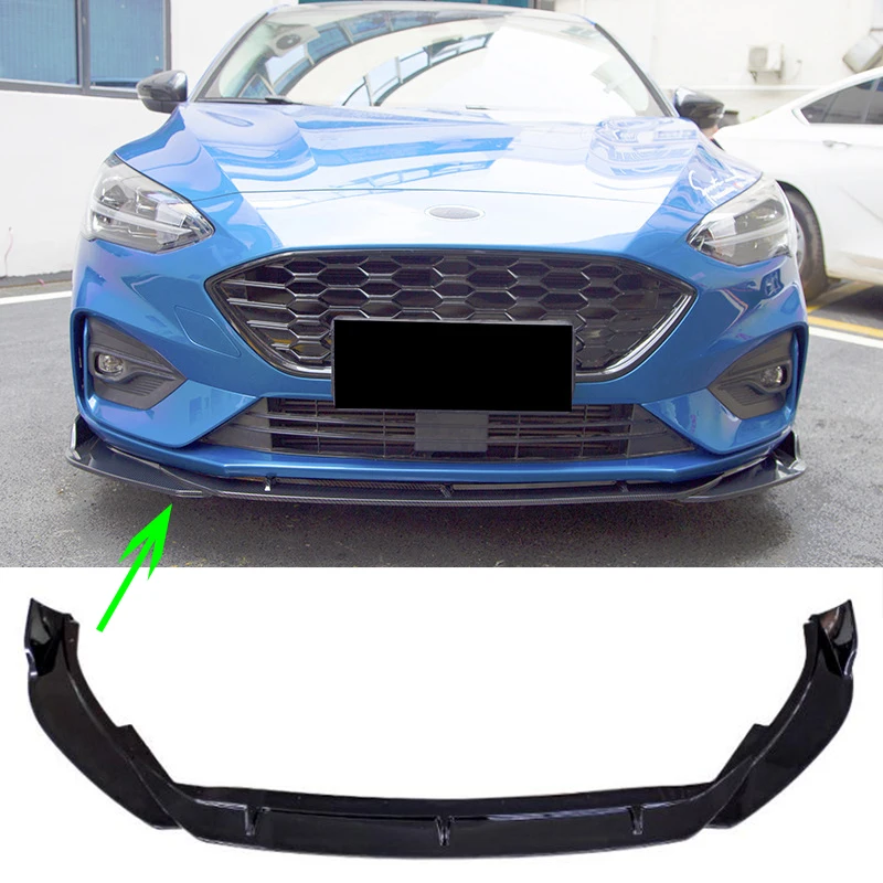 Front Bumper Lip Spoiler Apron For Ford Focus ST ST Sline 2019 2022 Car